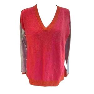 WHITE STUFF x Women’s Crewneck Color Block Sweater l Size UK 10/USA 6